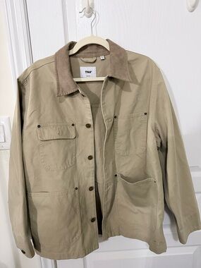 TNA Tan Utility Jacket with Corduroy Collar